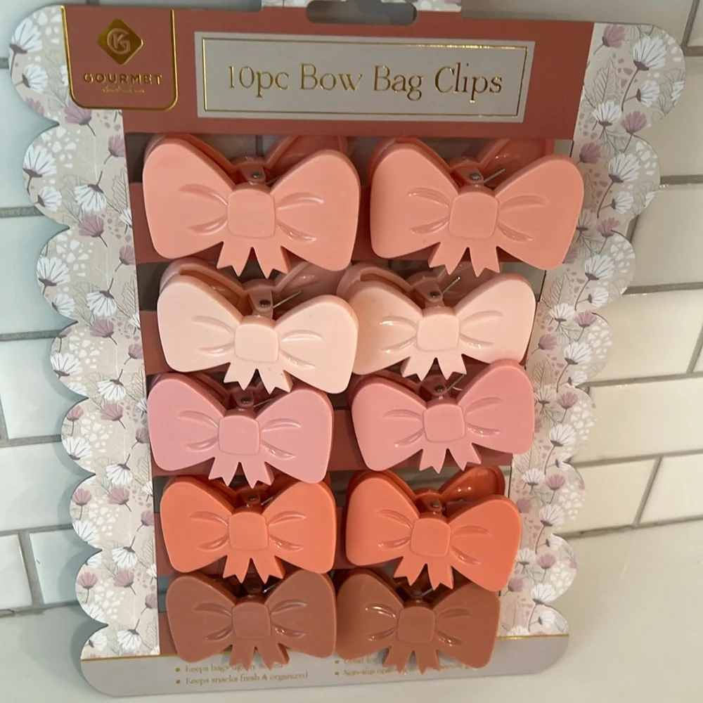 🎀 BOW Bag Clips.